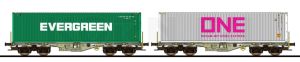Containertragwagen, H0, Sgmmn - PULLMAN ESU 36611 Spur H0